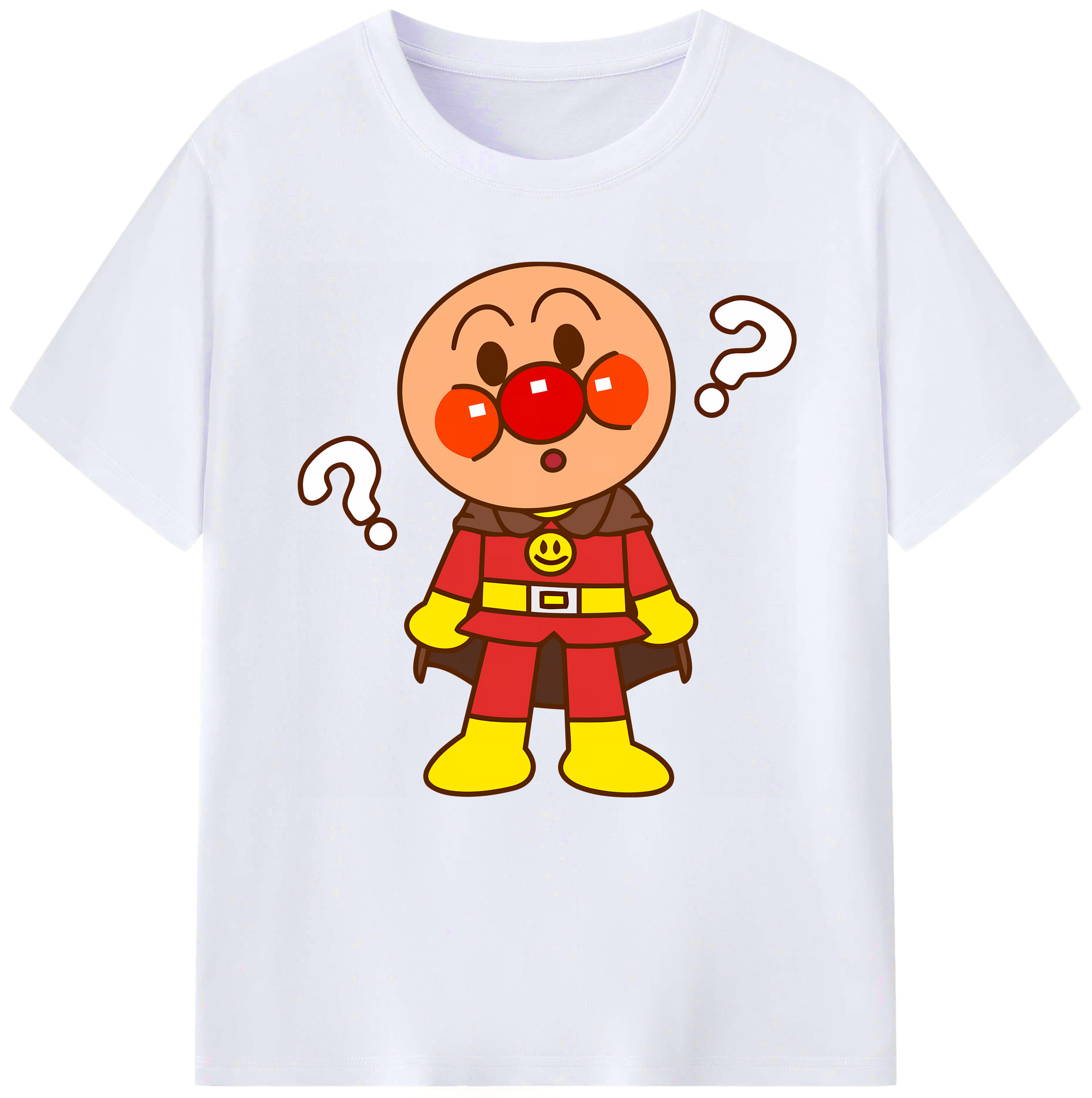 （画像用） アンパンマン Anpanman レディースカジュアルプリントTシャツ（綿100％）