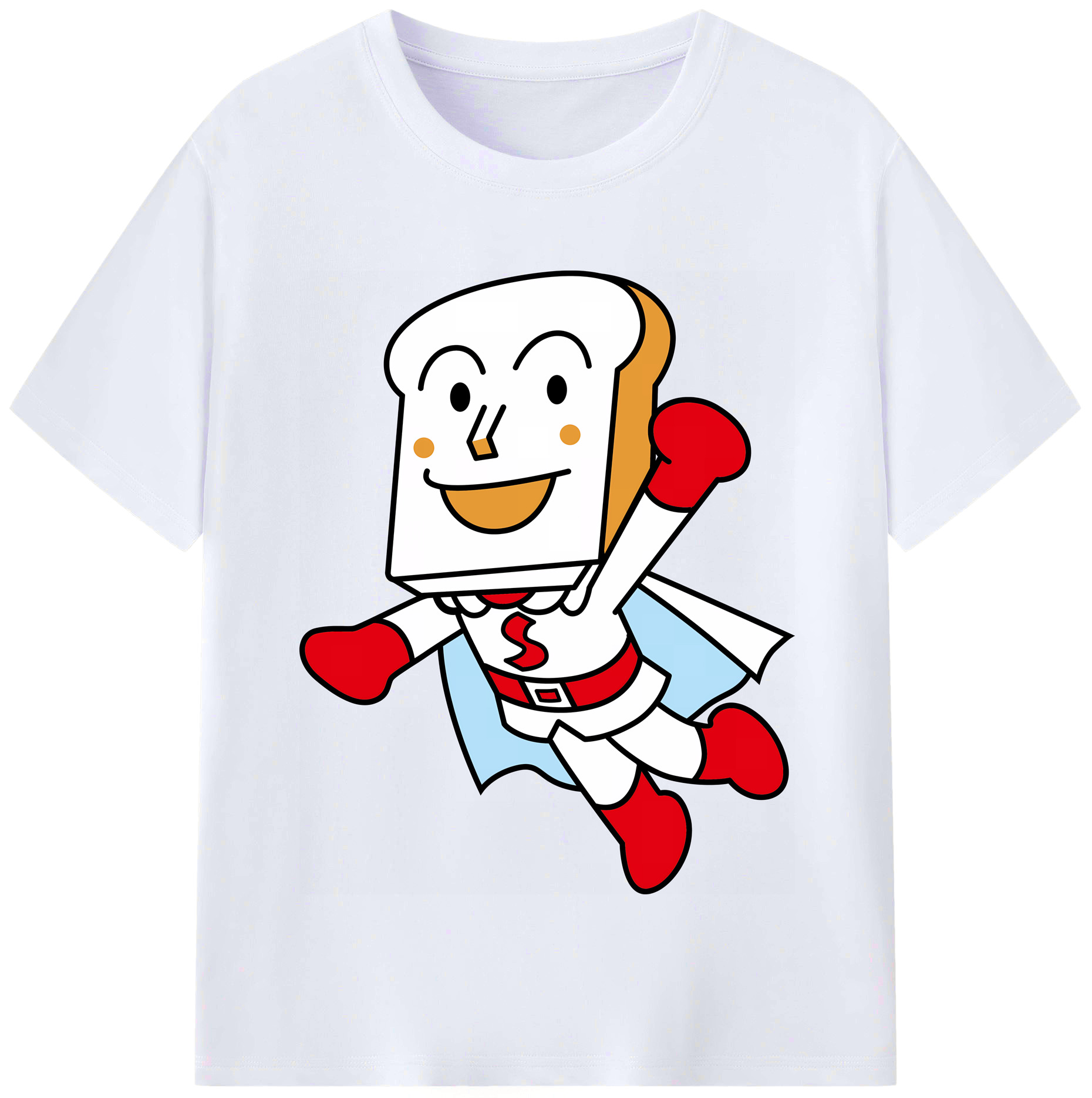 （画像用） アンパンマン Anpanman レディースカジュアルプリントTシャツ（綿100％）