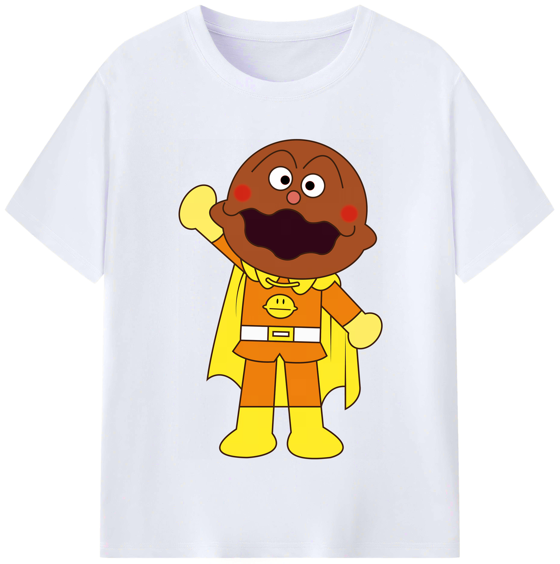 （画像用） アンパンマン Anpanman レディースカジュアルプリントTシャツ（綿100％）