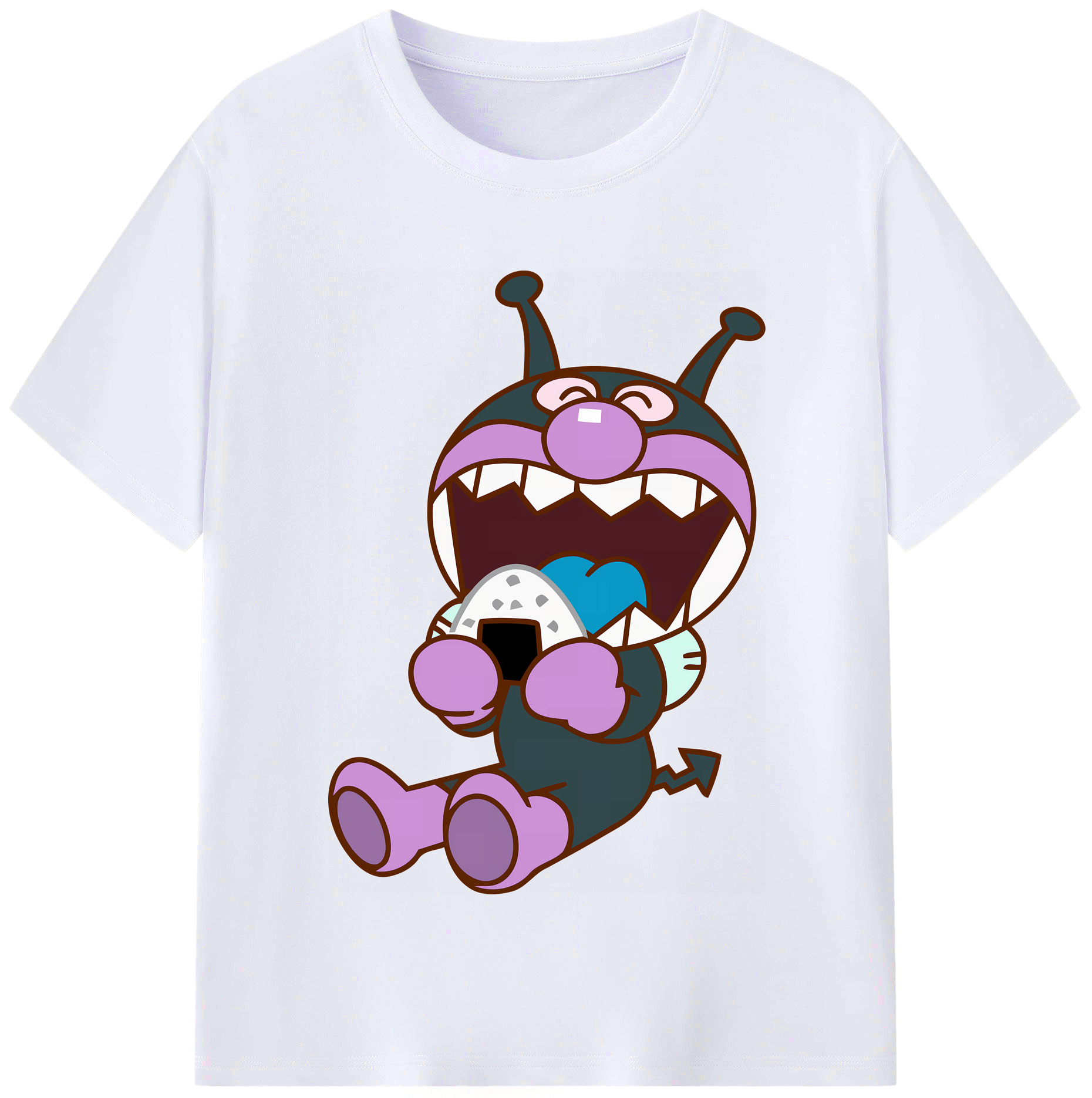 （画像用） アンパンマン Anpanman レディースカジュアルプリントTシャツ（綿100％）