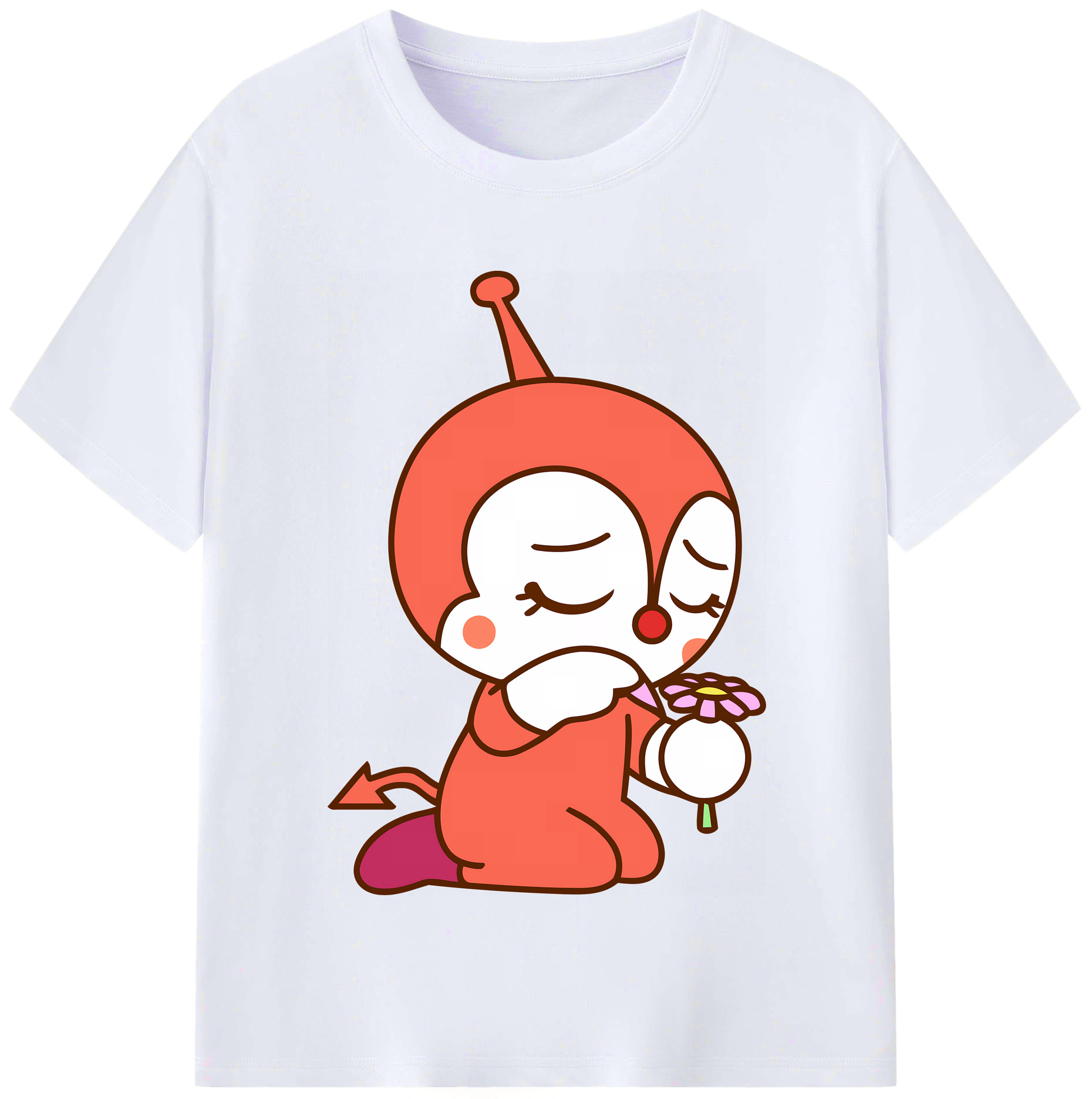 （画像用） アンパンマン Anpanman レディースカジュアルプリントTシャツ（綿100％）
