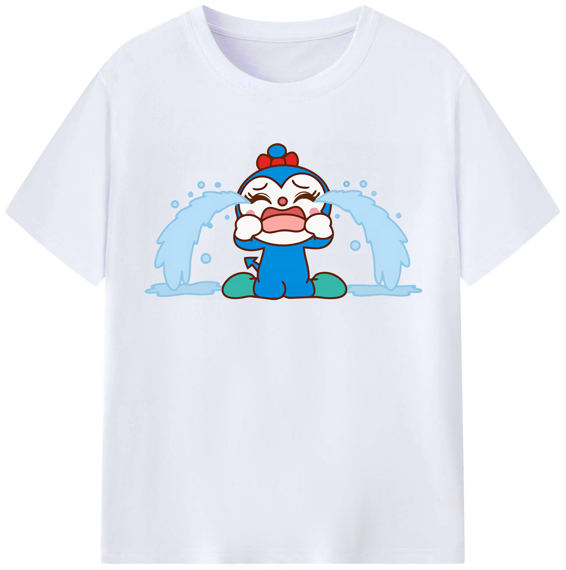 （画像用） アンパンマン Anpanman レディースカジュアルプリントTシャツ（綿100％）