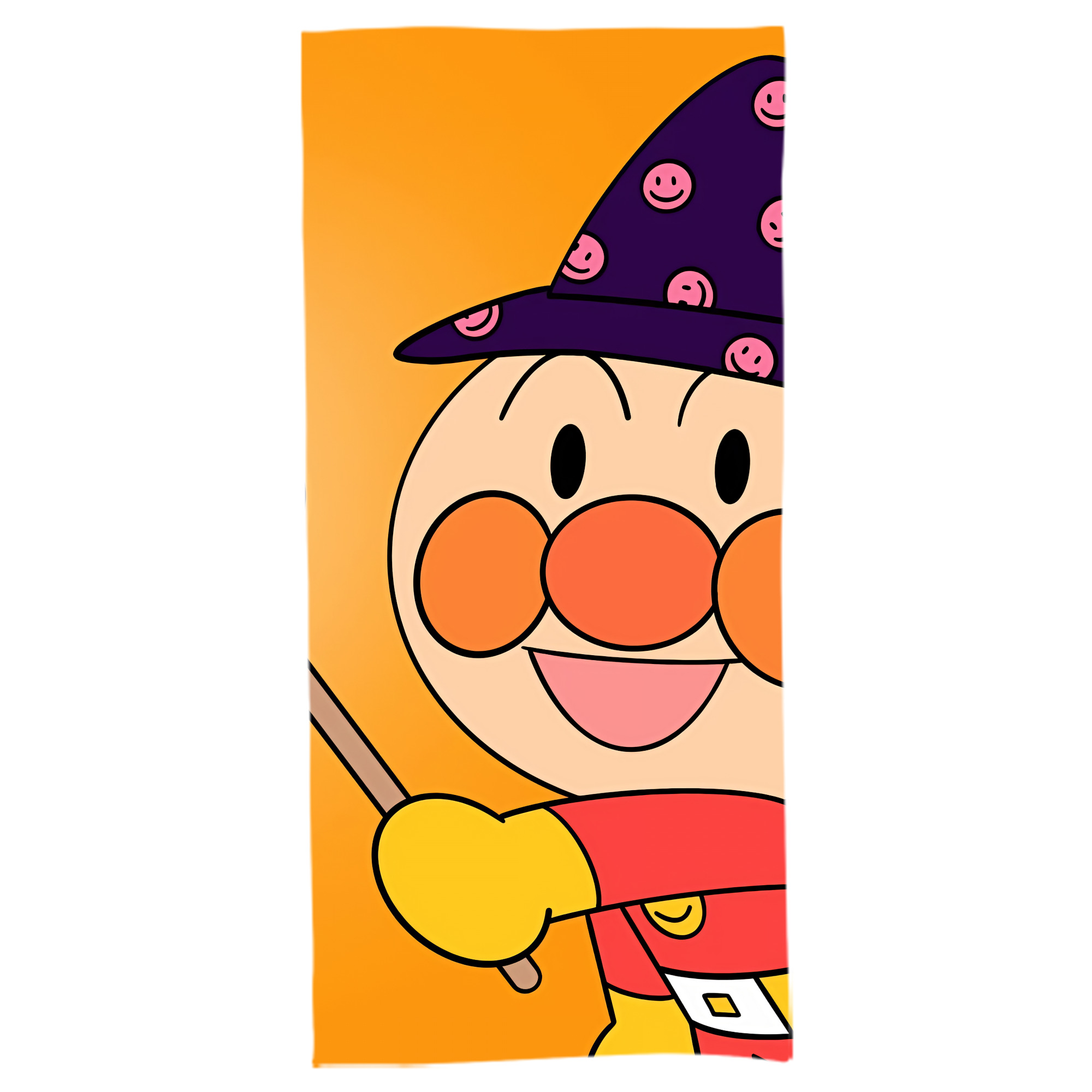 （画像用） アンパンマン Anpanman 大判バスタオル 70×140cm 吸水速乾 柔らかい肌触り