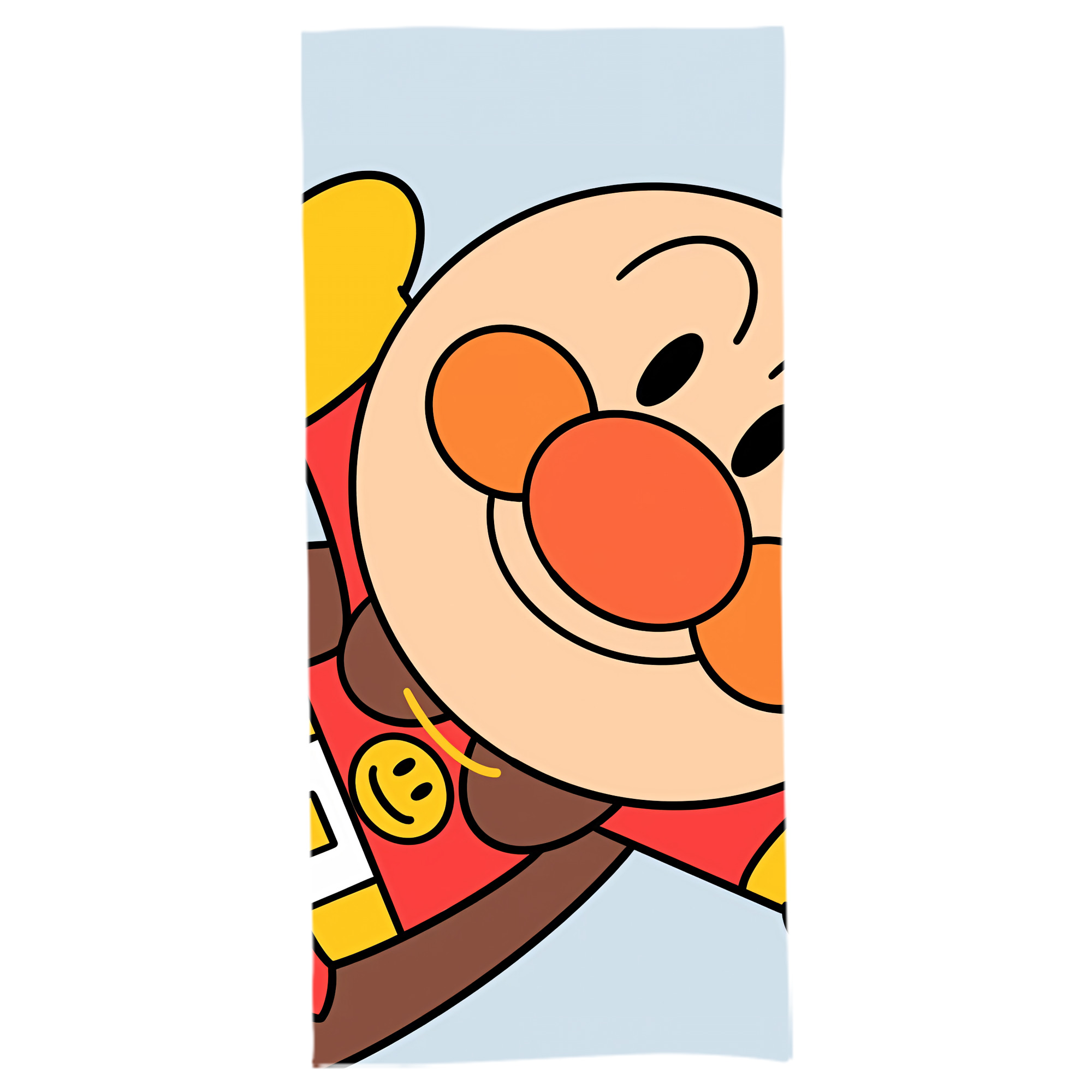 （画像用） アンパンマン Anpanman 大判バスタオル 70×140cm 吸水速乾 柔らかい肌触り
