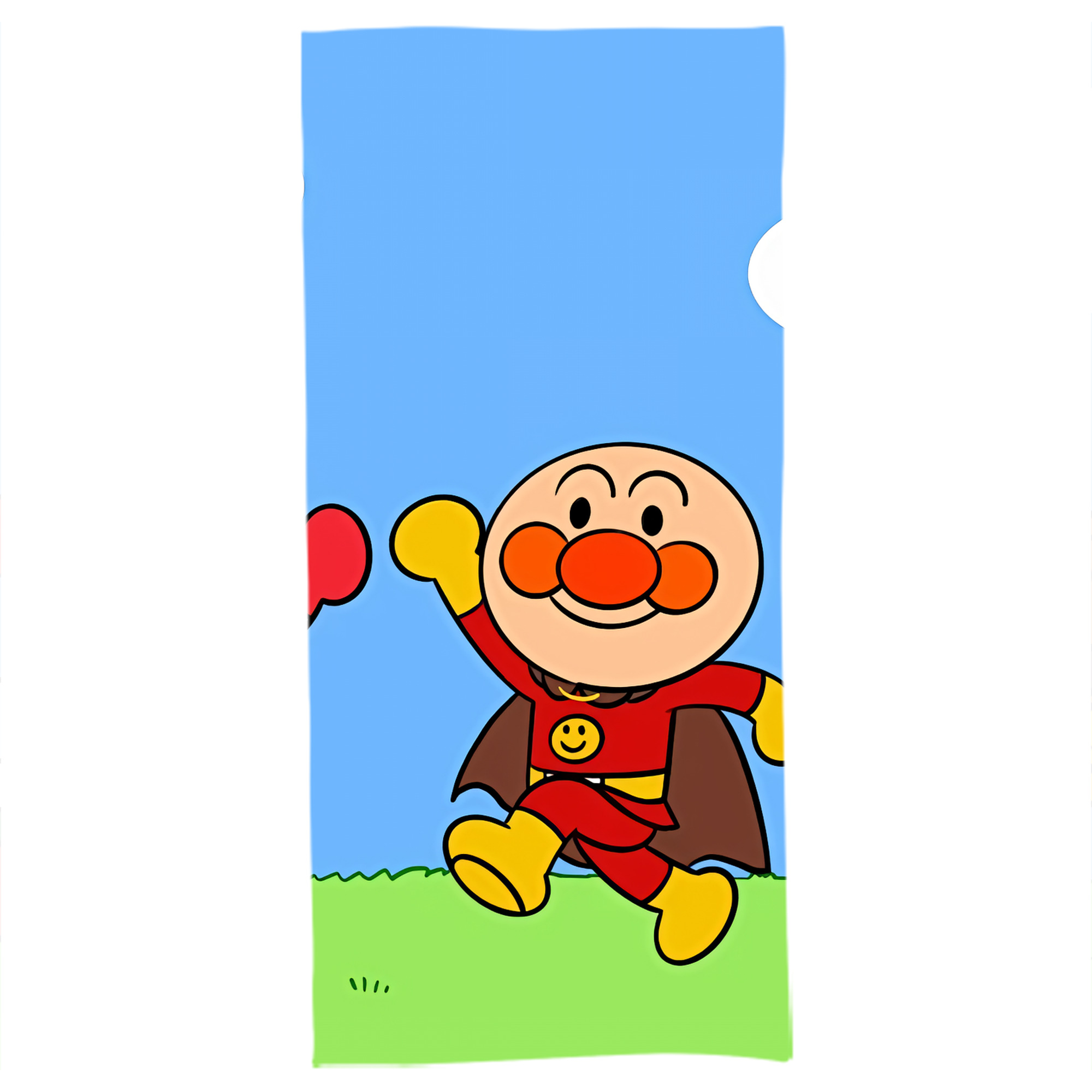 （画像用） アンパンマン Anpanman 大判バスタオル 70×140cm 吸水速乾 柔らかい肌触り