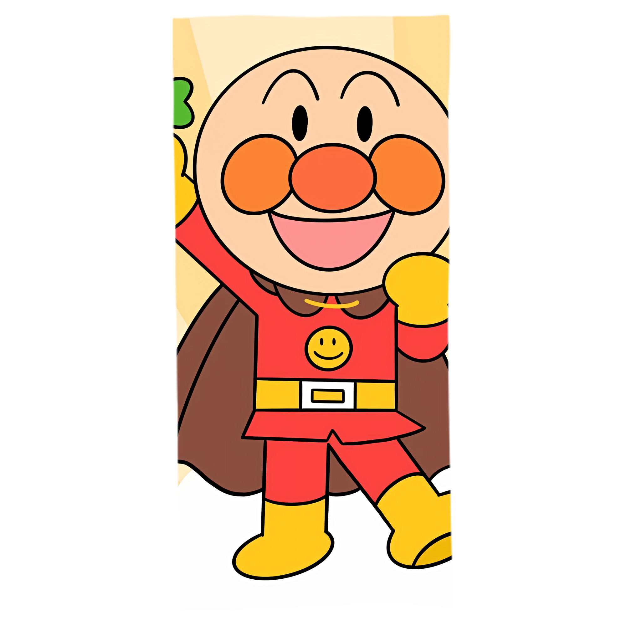 （画像用） アンパンマン Anpanman 大判バスタオル 70×140cm 吸水速乾 柔らかい肌触り