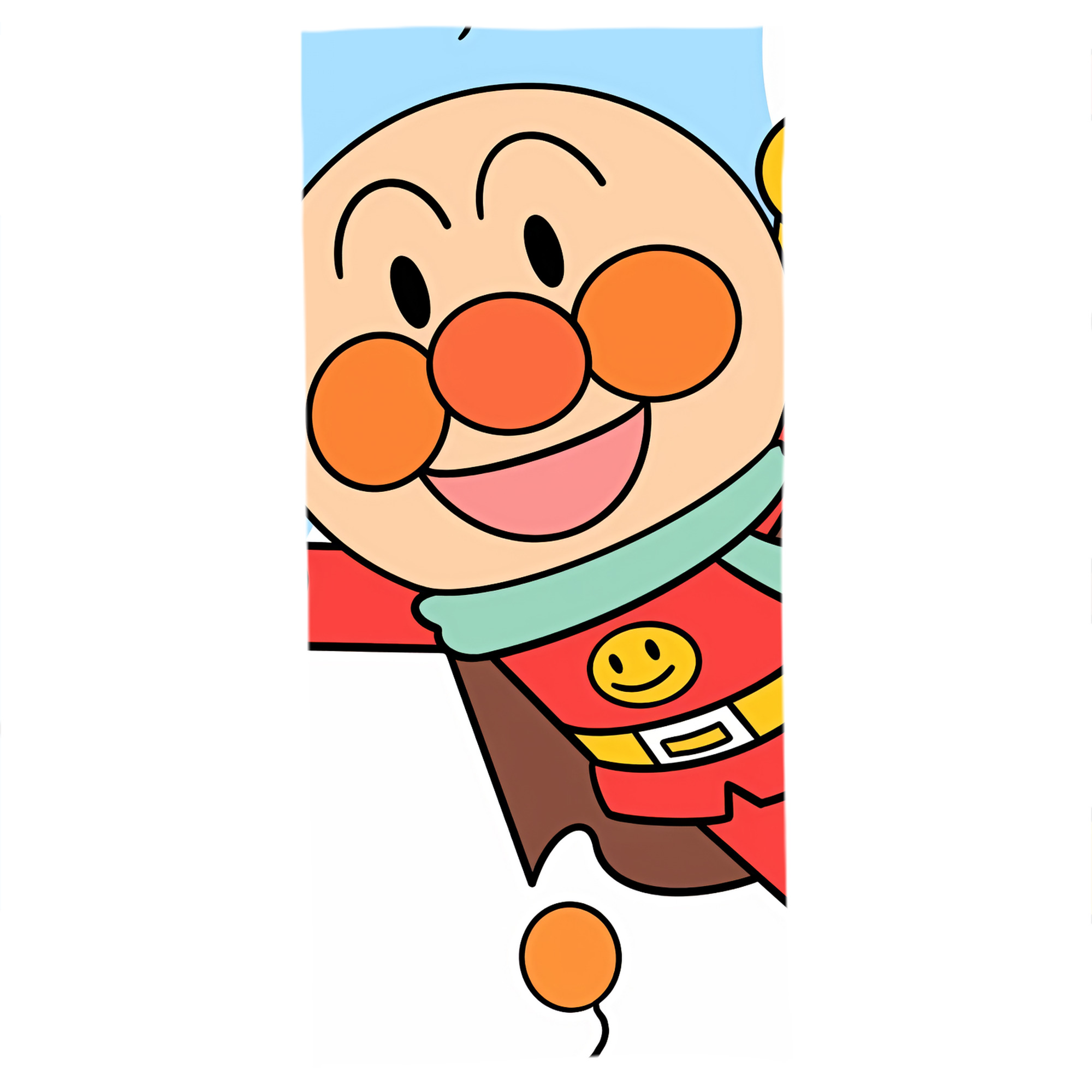（画像用） アンパンマン Anpanman 大判バスタオル 70×140cm 吸水速乾 柔らかい肌触り