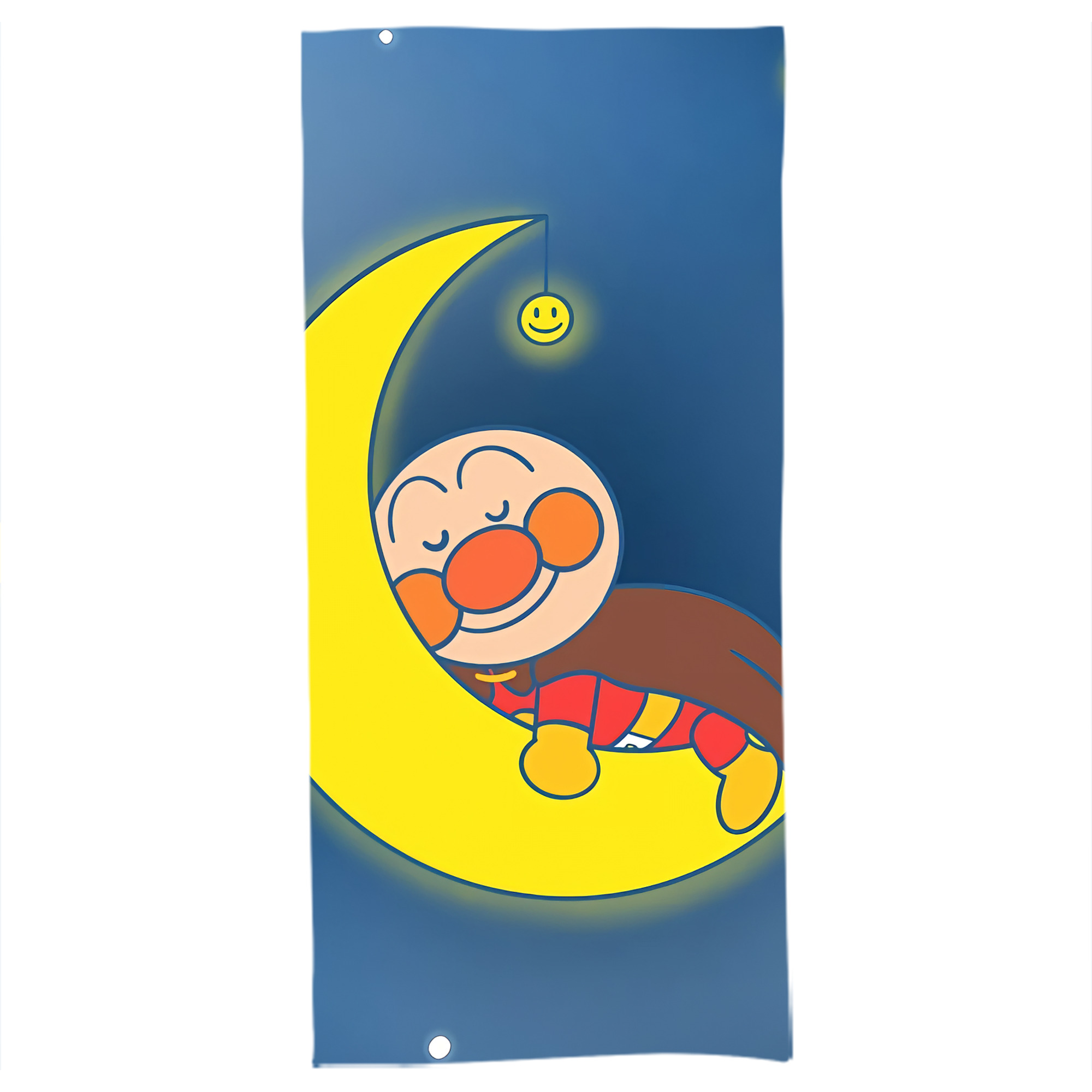 （画像用） アンパンマン Anpanman 大判バスタオル 70×140cm 吸水速乾 柔らかい肌触り