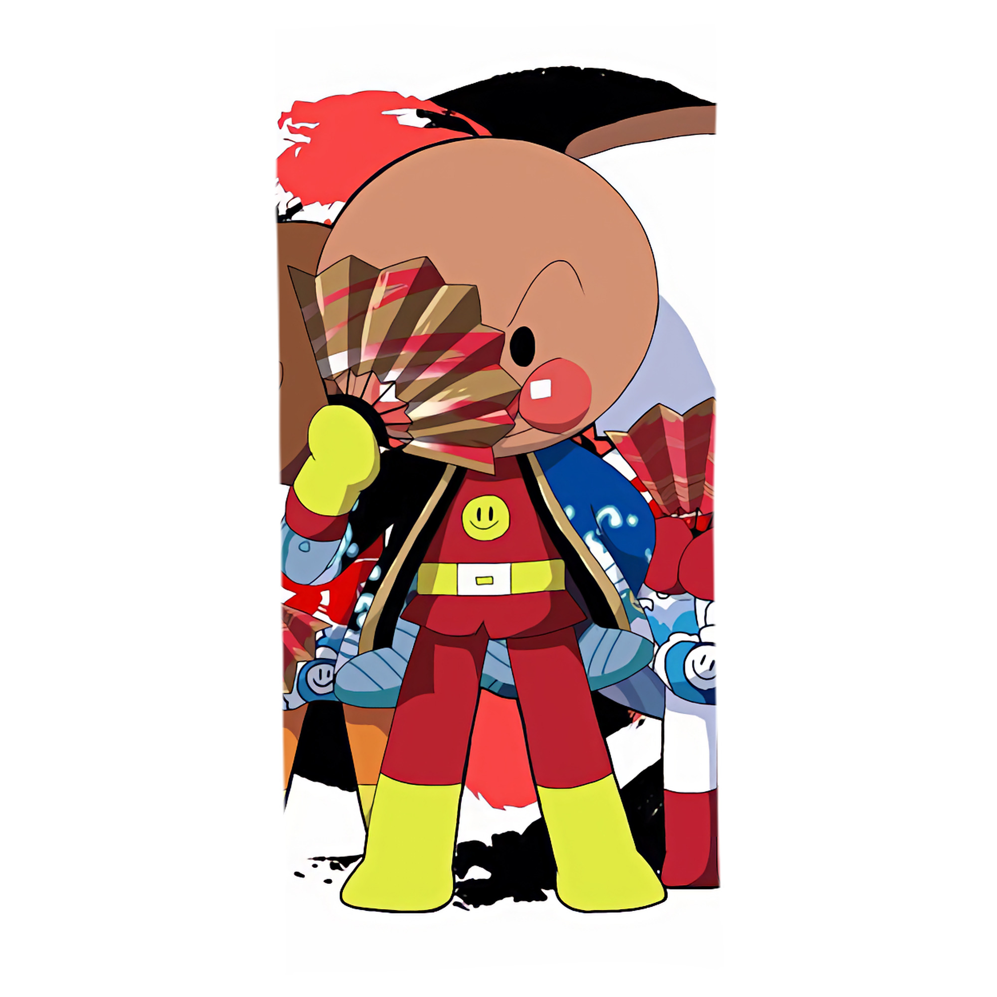 （画像用） アンパンマン Anpanman 大判バスタオル 70×140cm 吸水速乾 柔らかい肌触り