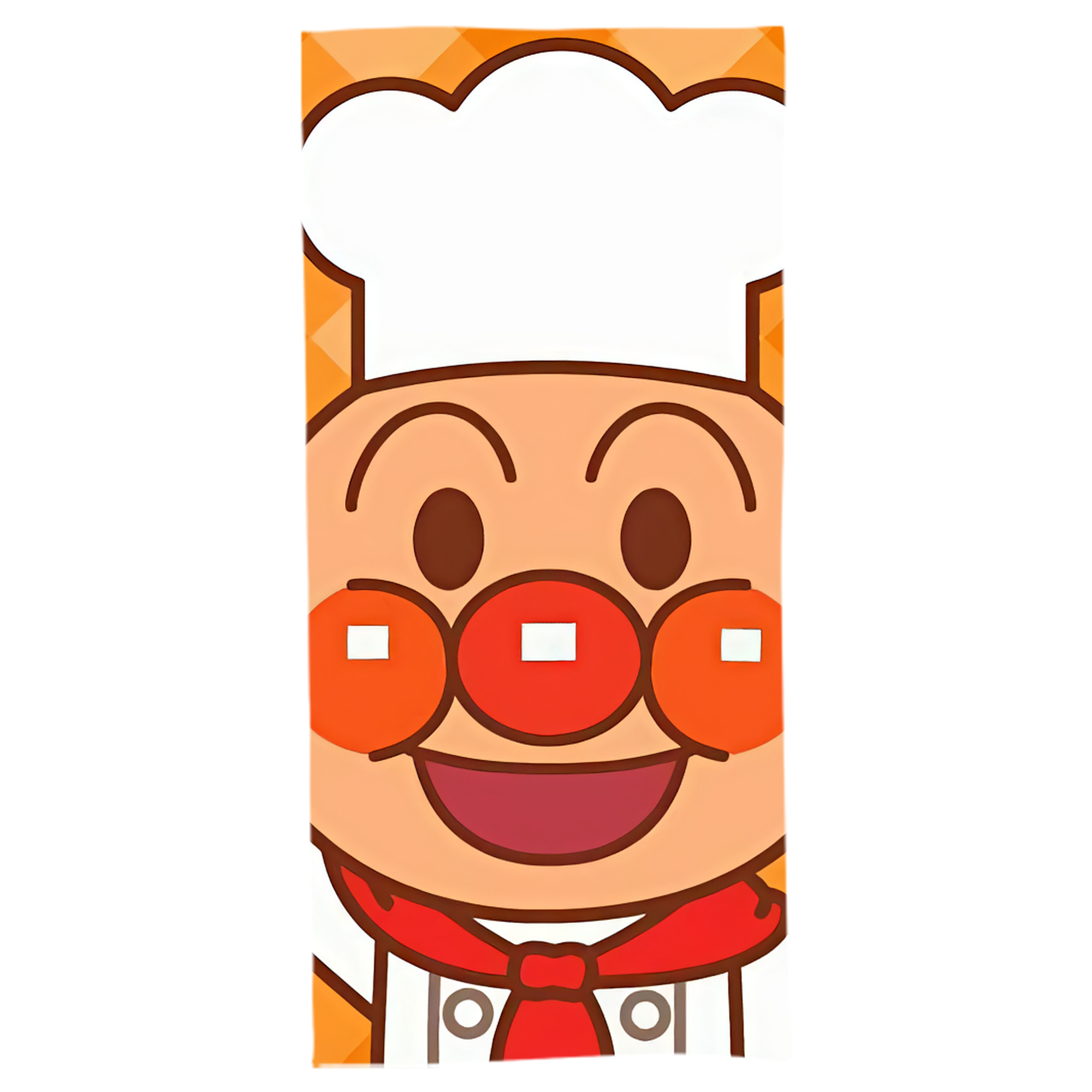 （画像用） アンパンマン Anpanman 大判バスタオル 70×140cm 吸水速乾 柔らかい肌触り