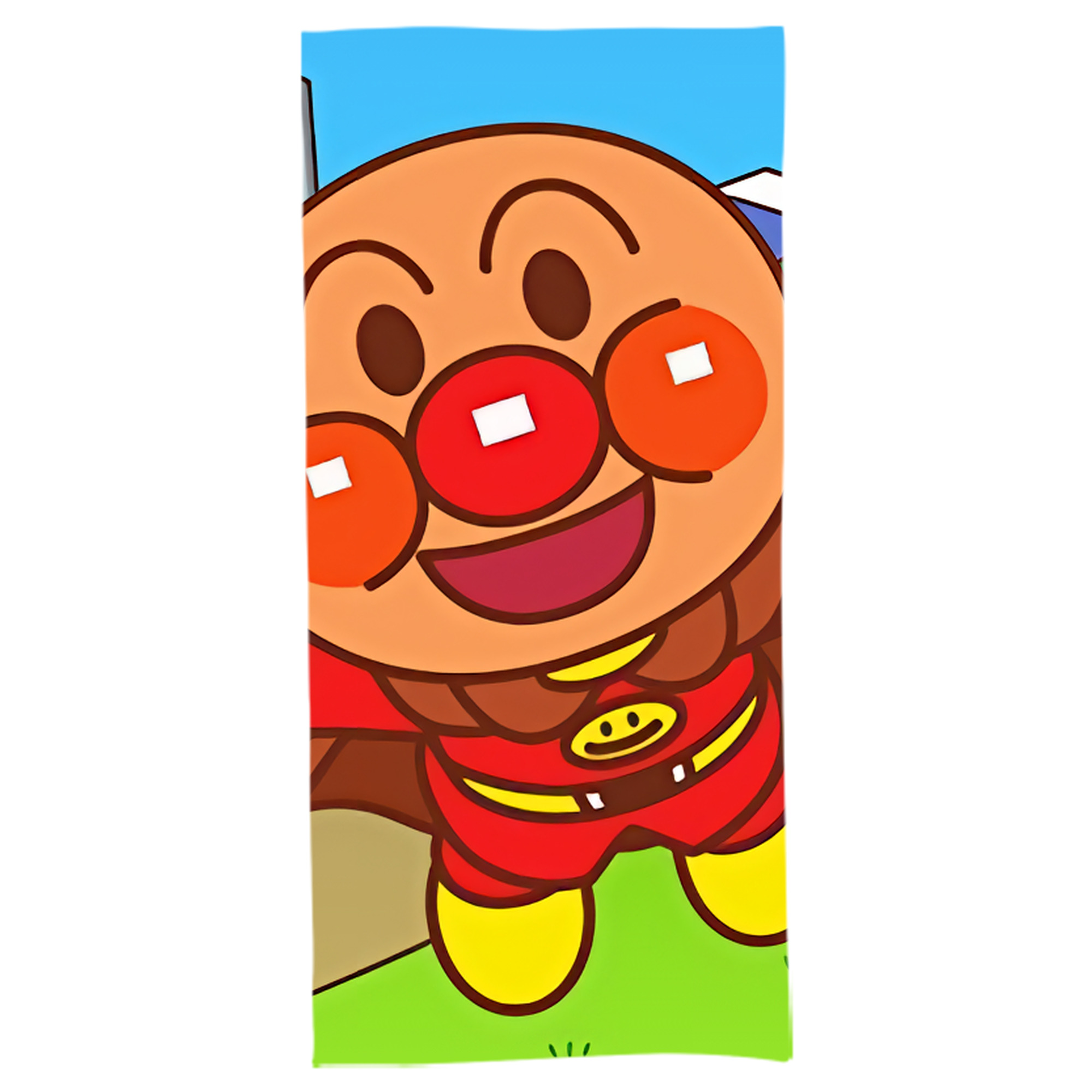 （画像用） アンパンマン Anpanman 大判バスタオル 70×140cm 吸水速乾 柔らかい肌触り