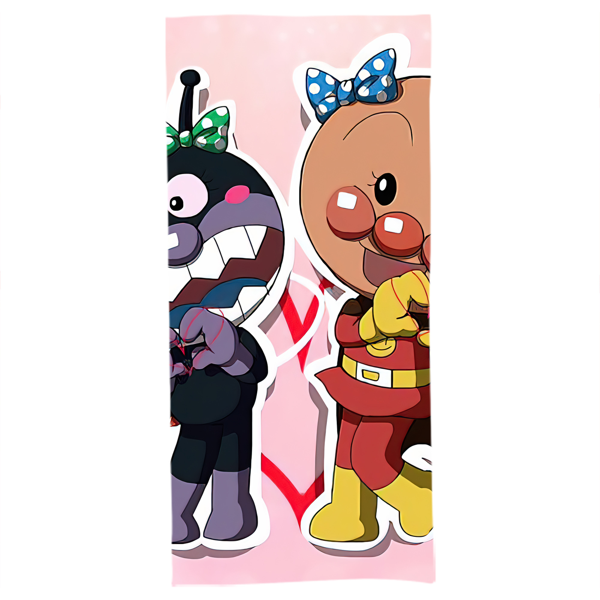 （画像用） アンパンマン Anpanman 大判バスタオル 70×140cm 吸水速乾 柔らかい肌触り