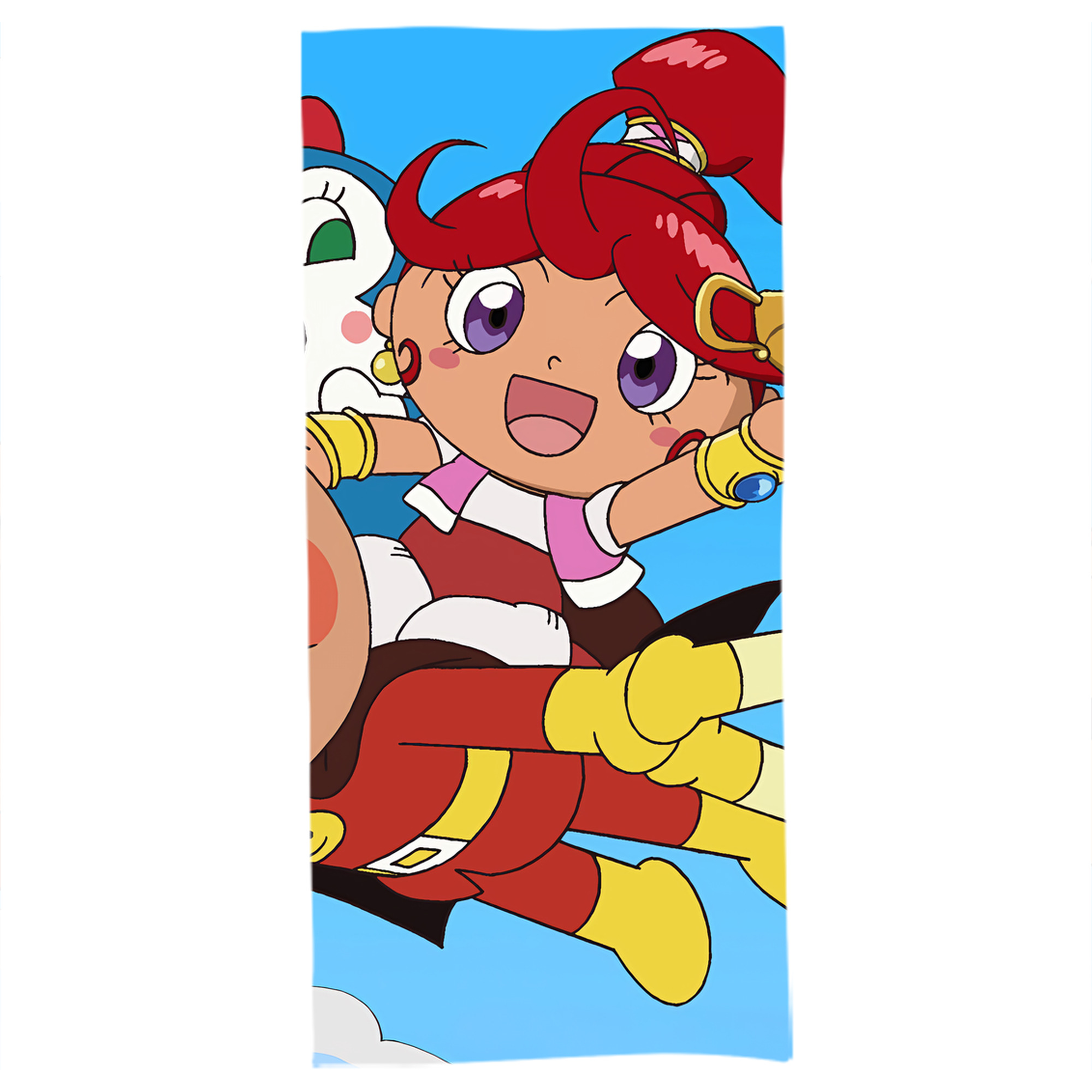 （画像用） アンパンマン Anpanman 大判バスタオル 70×140cm 吸水速乾 柔らかい肌触り