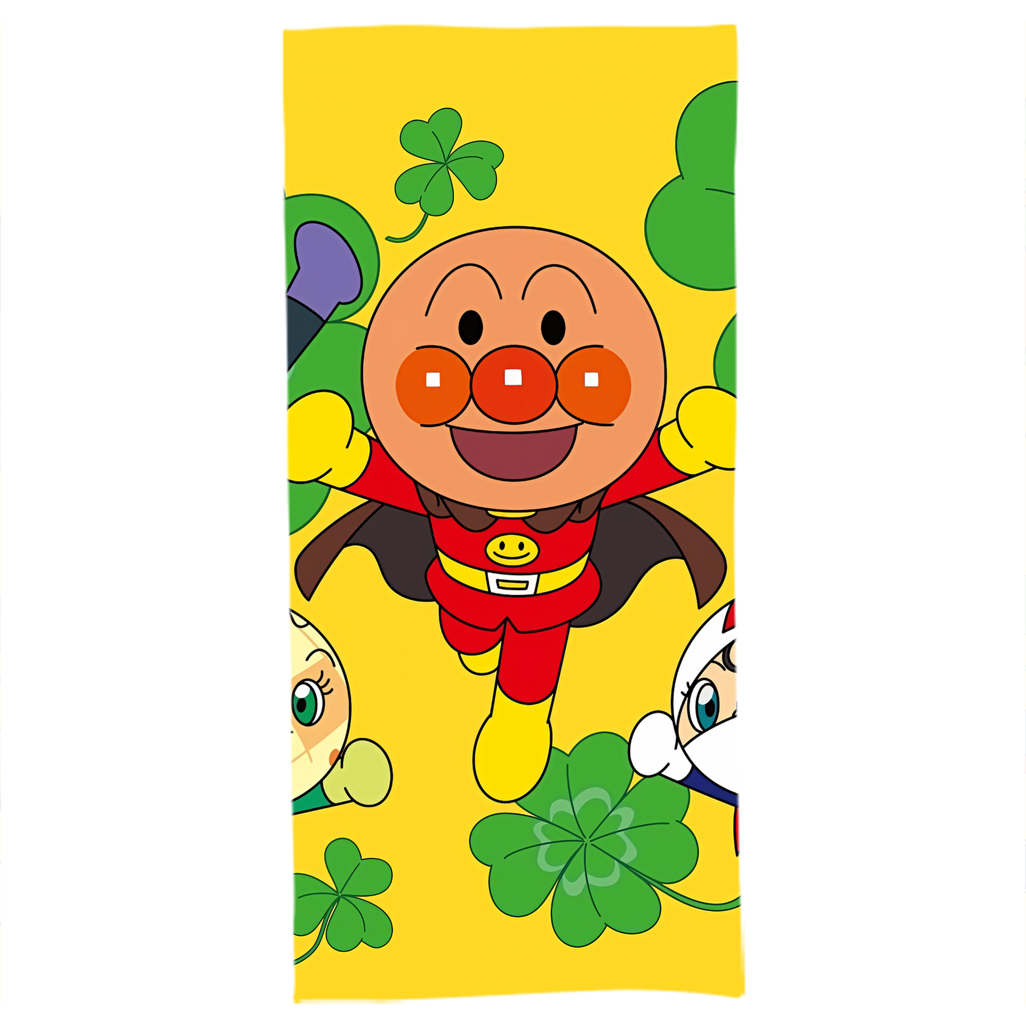 （画像用） アンパンマン Anpanman 大判バスタオル 70×140cm 吸水速乾 柔らかい肌触り