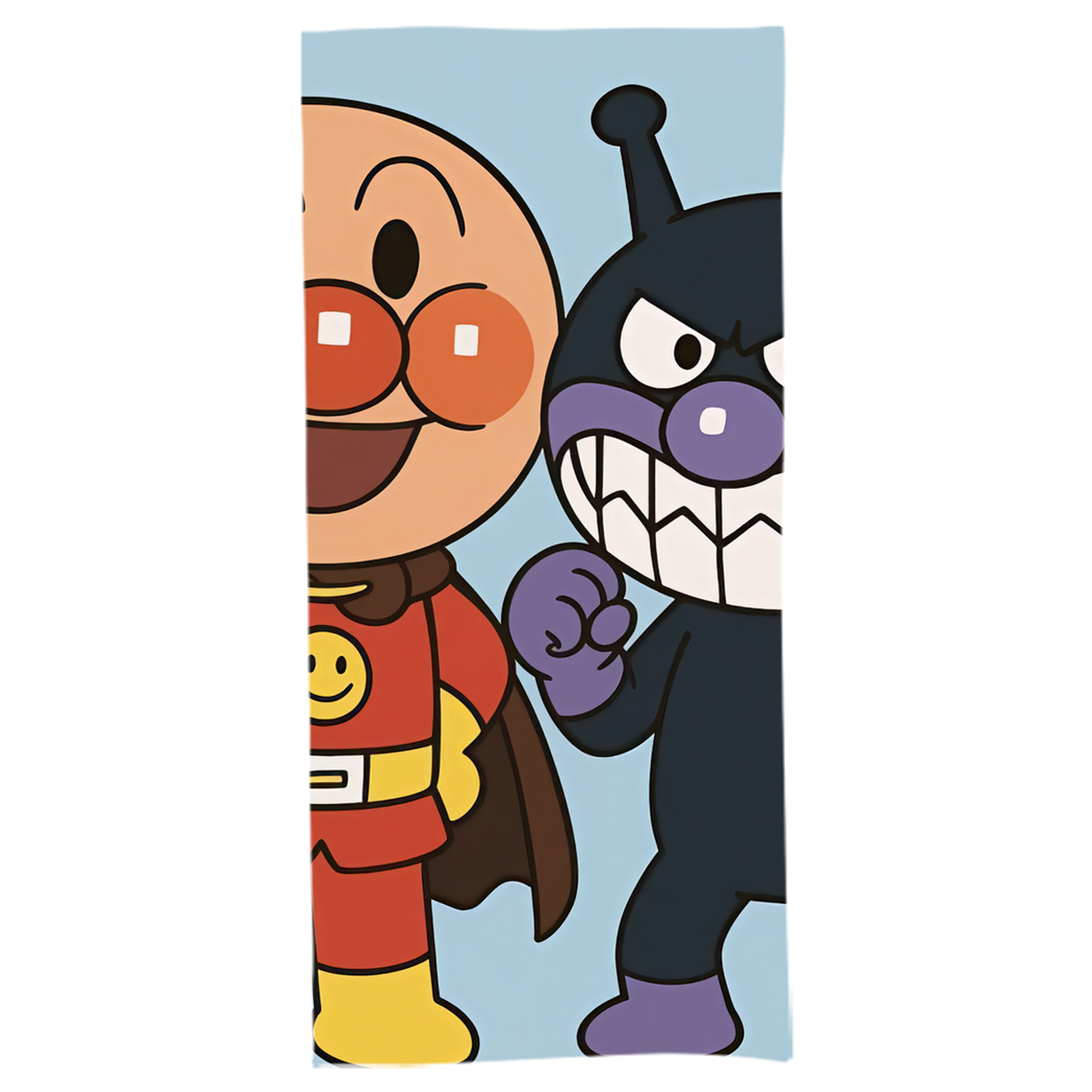 （画像用） アンパンマン Anpanman 大判バスタオル 70×140cm 吸水速乾 柔らかい肌触り