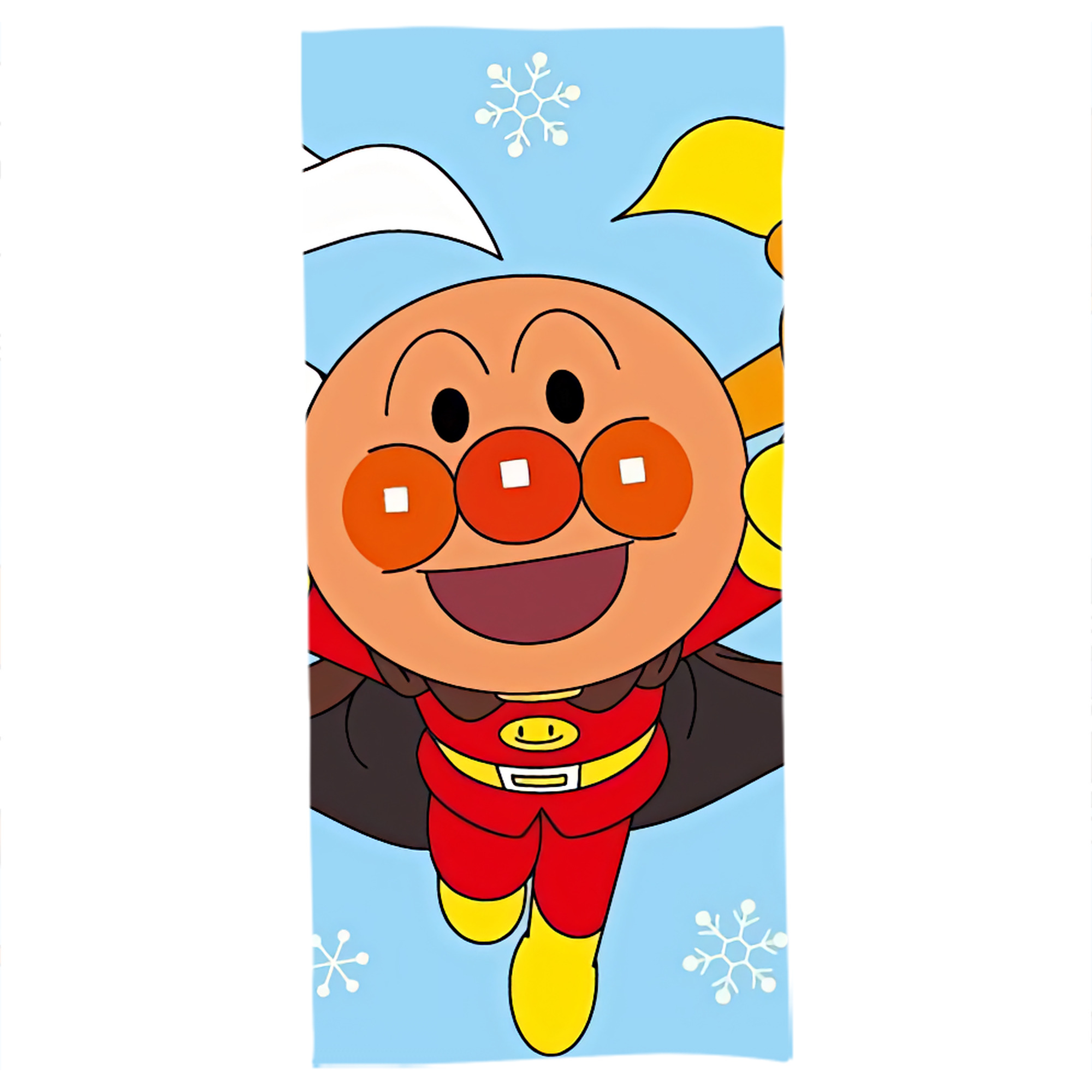 （画像用） アンパンマン Anpanman 大判バスタオル 70×140cm 吸水速乾 柔らかい肌触り