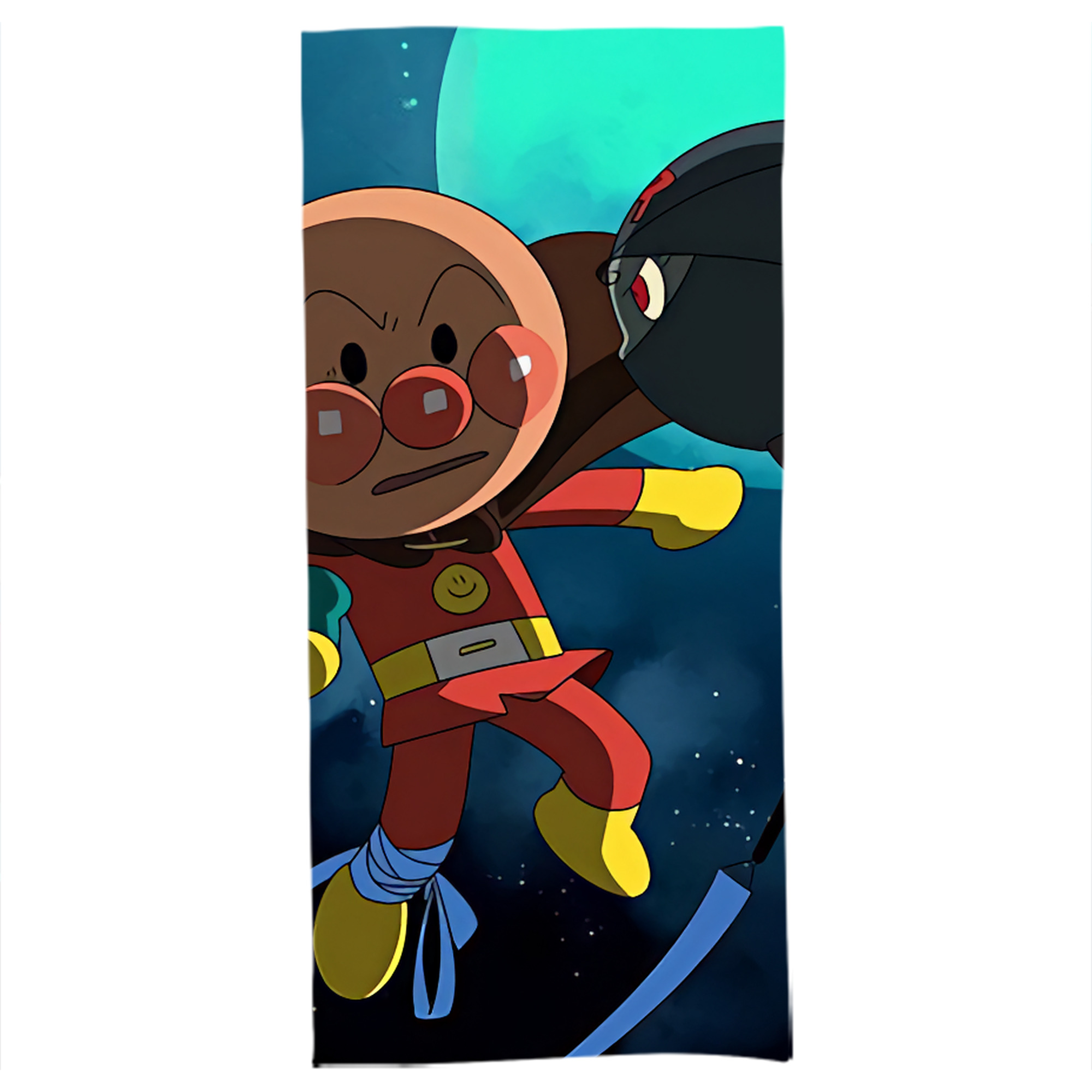 （画像用） アンパンマン Anpanman 大判バスタオル 70×140cm 吸水速乾 柔らかい肌触り