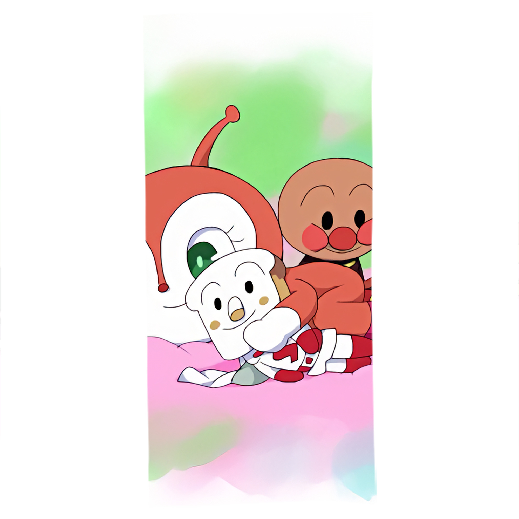 （画像用） アンパンマン Anpanman 大判バスタオル 70×140cm 吸水速乾 柔らかい肌触り