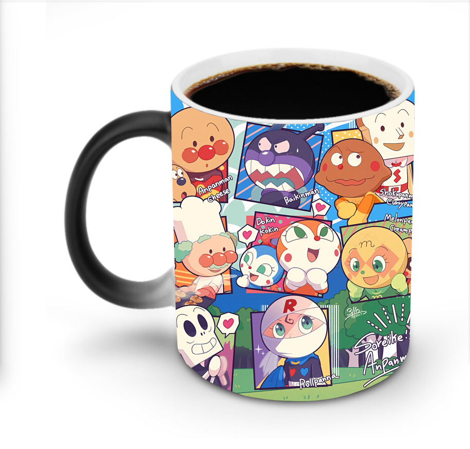 （画像用） アンパンマン Anpanman 温度変色マグカップ