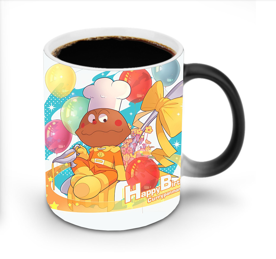 （画像用） アンパンマン Anpanman 温度変色マグカップ