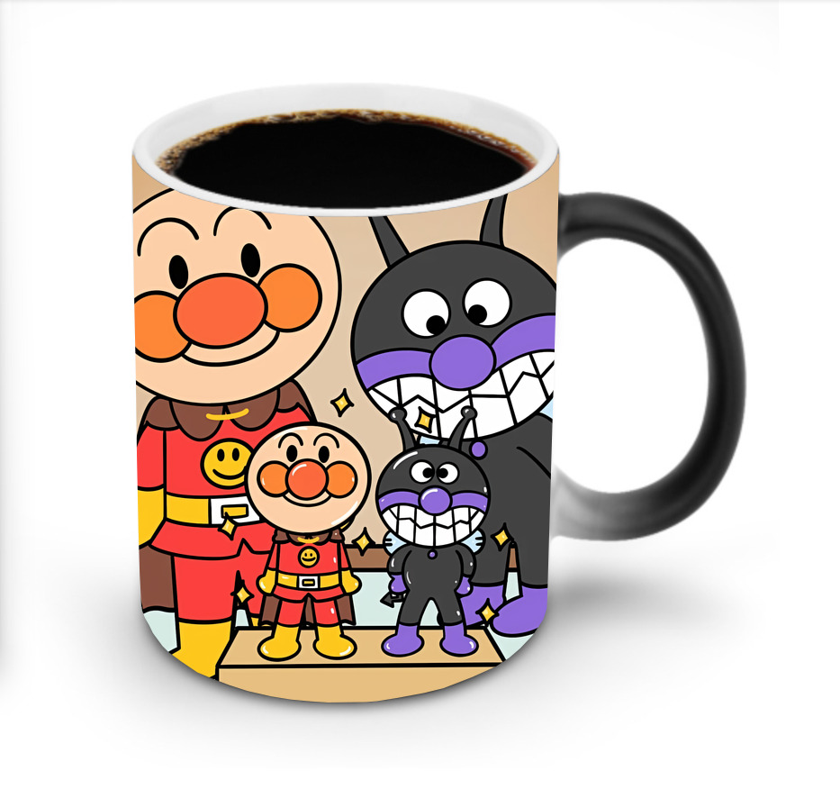 （画像用） アンパンマン Anpanman 温度変色マグカップ