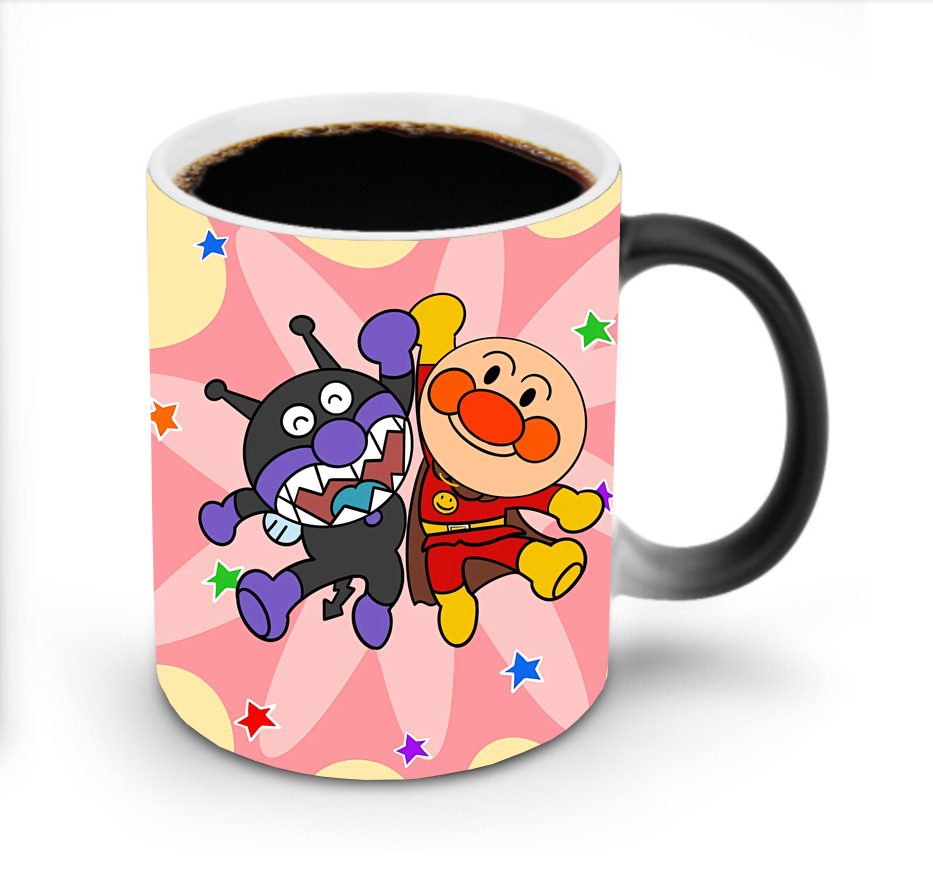 （画像用） アンパンマン Anpanman 温度変色マグカップ