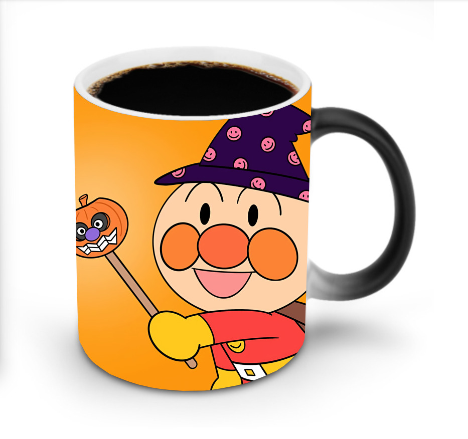 （画像用） アンパンマン Anpanman 温度変色マグカップ