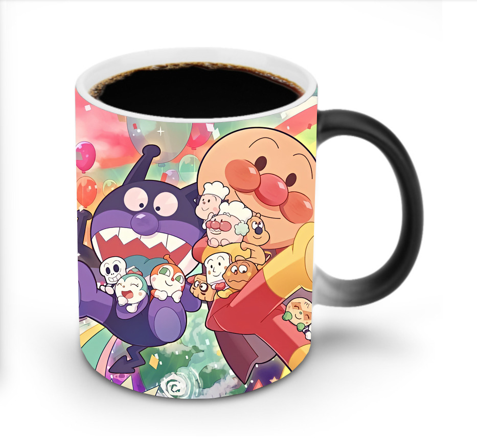 （画像用） アンパンマン Anpanman 温度変色マグカップ