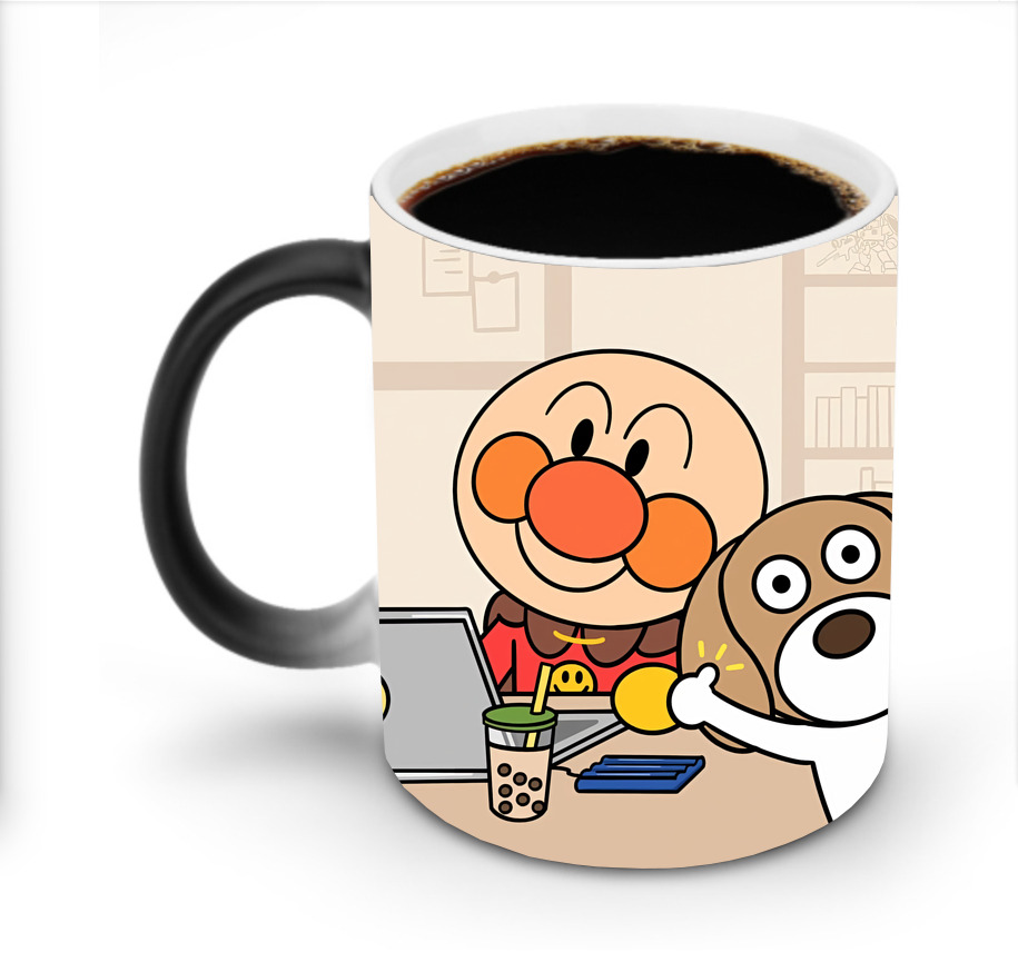 （画像用） アンパンマン Anpanman 温度変色マグカップ