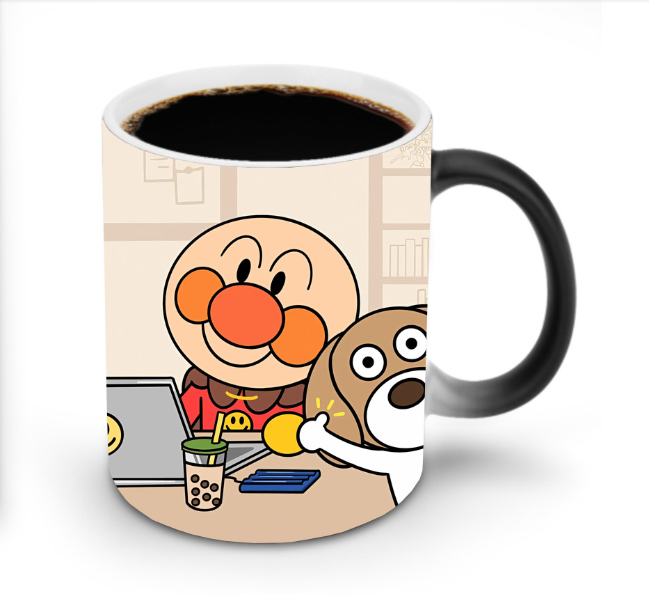 （画像用） アンパンマン Anpanman 温度変色マグカップ