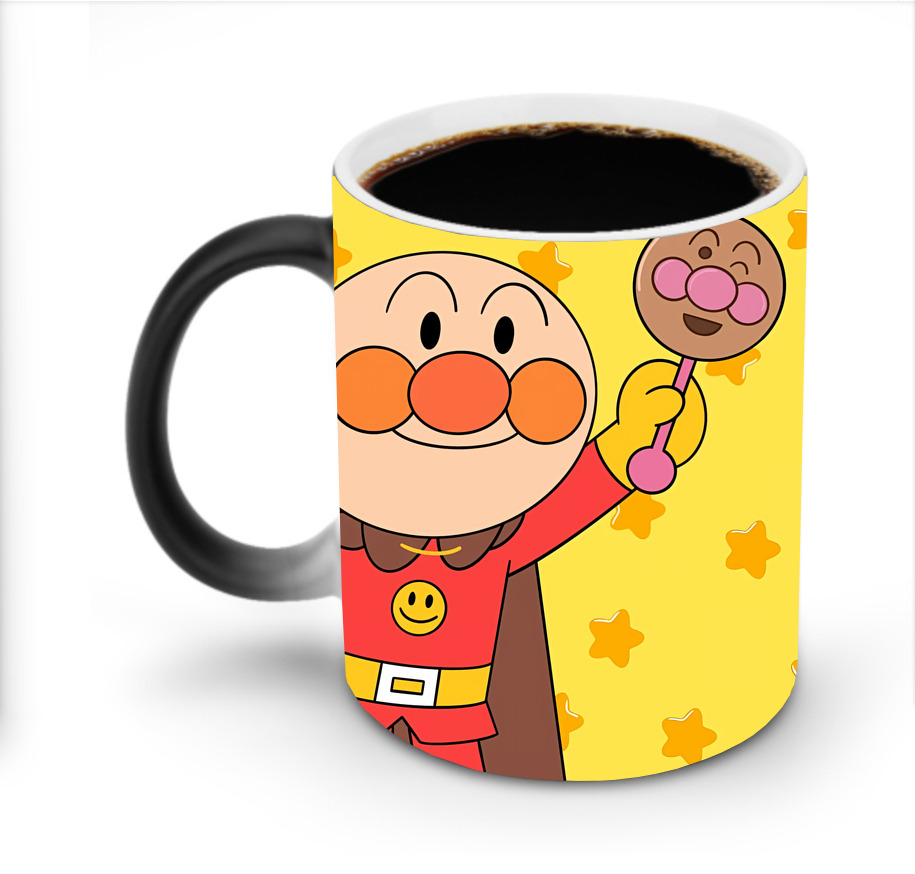 （画像用） アンパンマン Anpanman 温度変色マグカップ