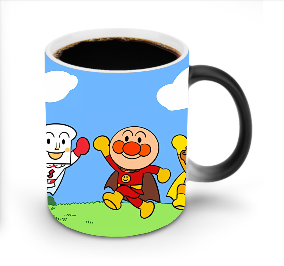 （画像用） アンパンマン Anpanman 温度変色マグカップ