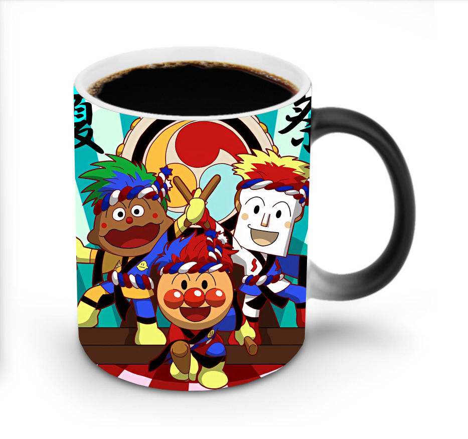 （画像用） アンパンマン Anpanman 温度変色マグカップ