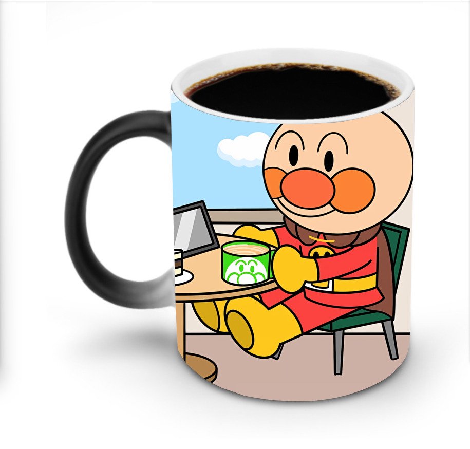 （画像用） アンパンマン Anpanman 温度変色マグカップ