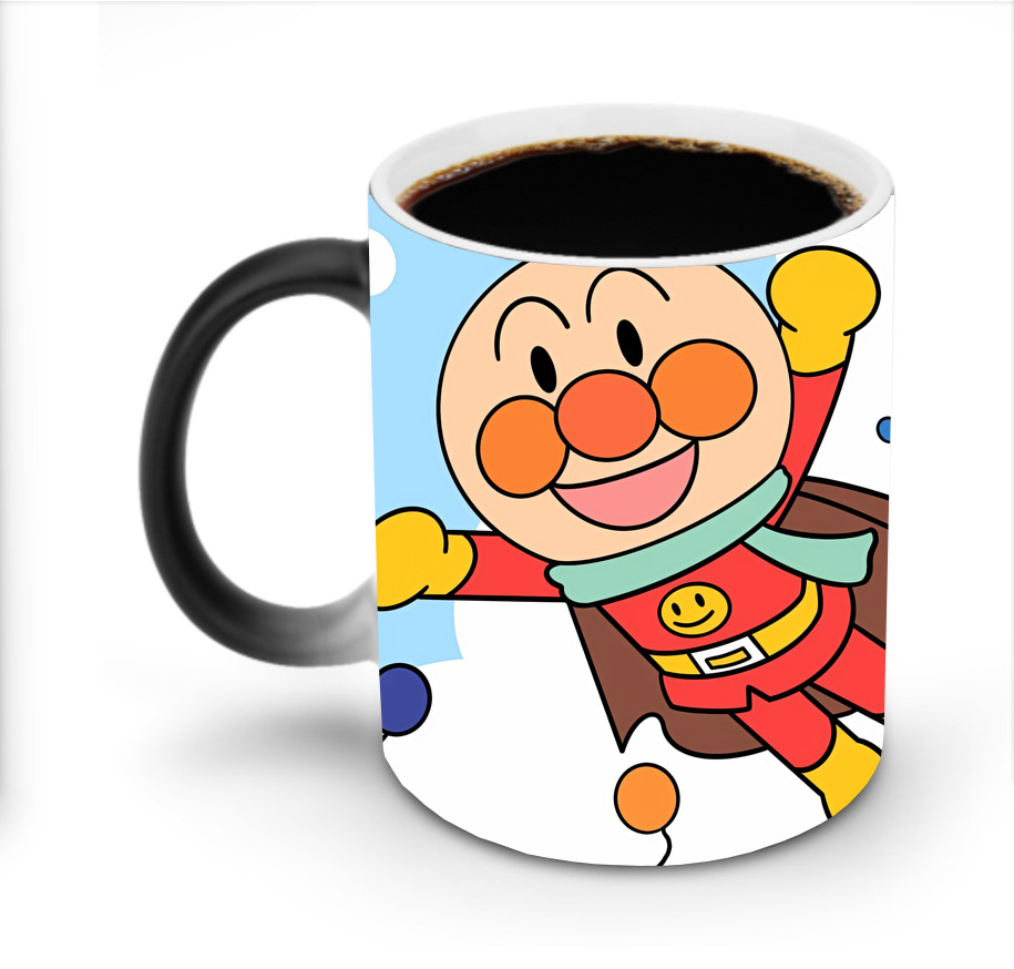 （画像用） アンパンマン Anpanman 温度変色マグカップ