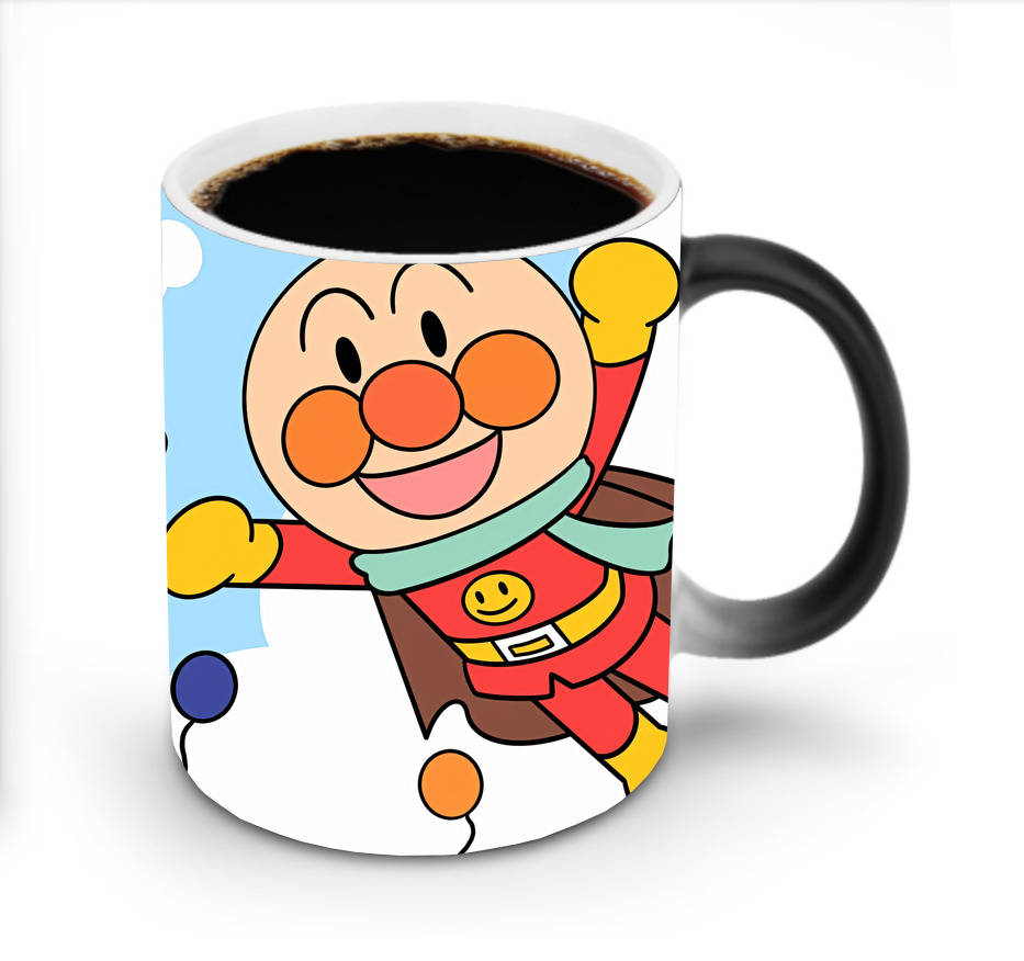 （画像用） アンパンマン Anpanman 温度変色マグカップ