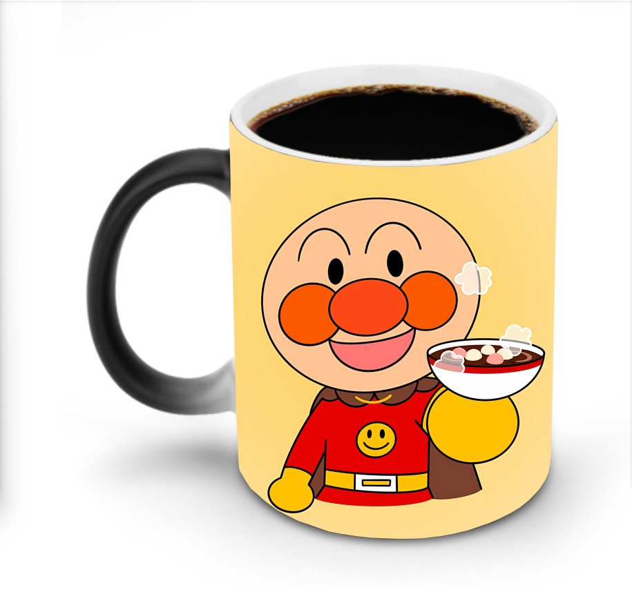 （画像用） アンパンマン Anpanman 温度変色マグカップ