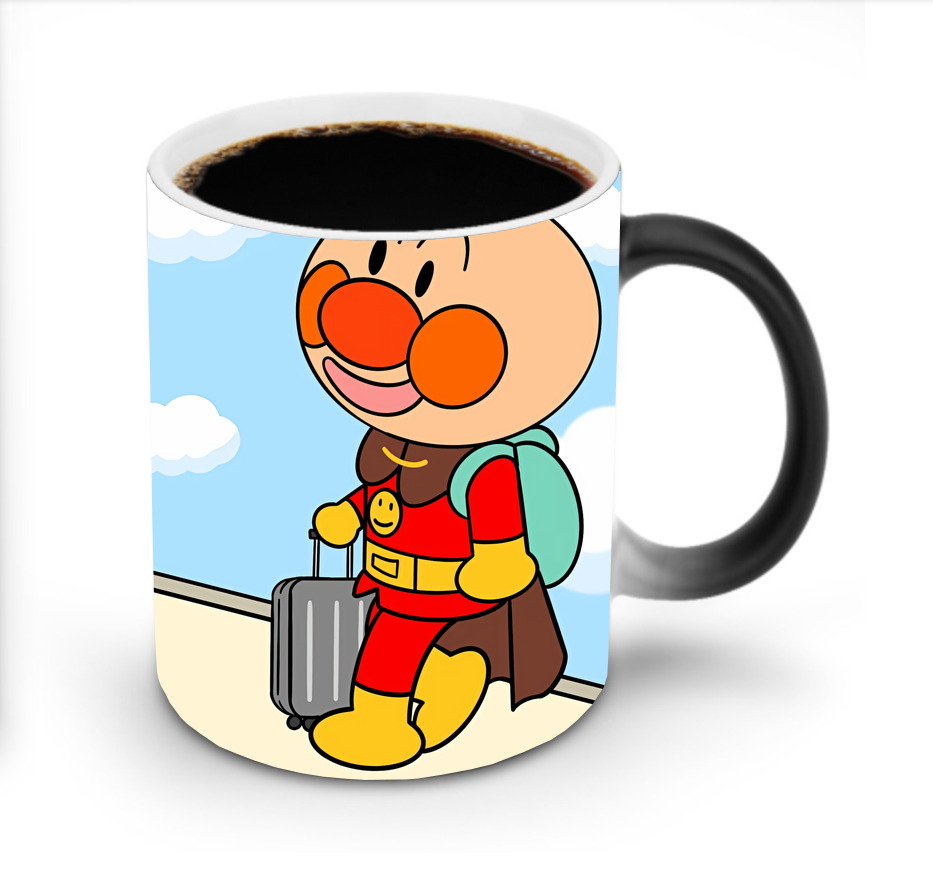 （画像用） アンパンマン Anpanman 温度変色マグカップ