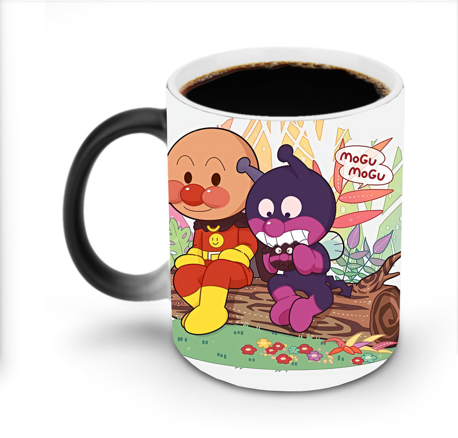 （画像用） アンパンマン Anpanman 温度変色マグカップ