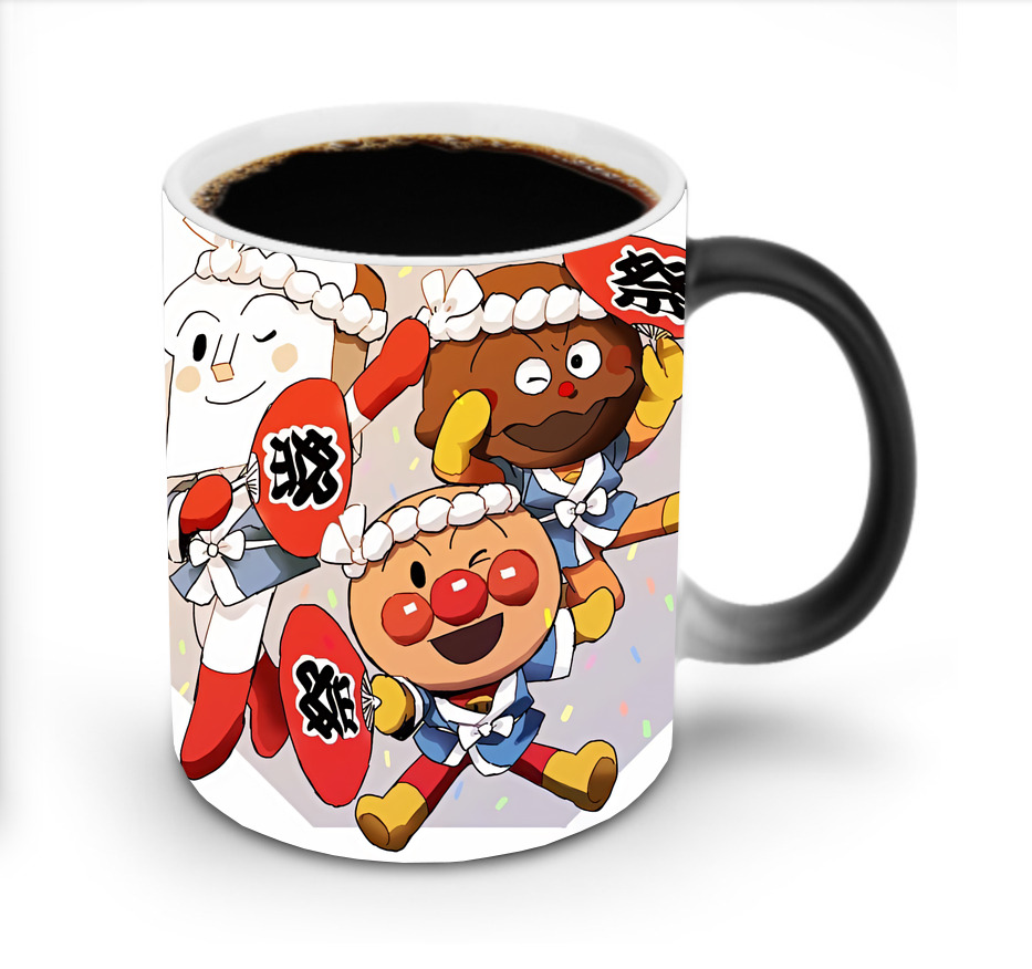 （画像用） アンパンマン Anpanman 温度変色マグカップ