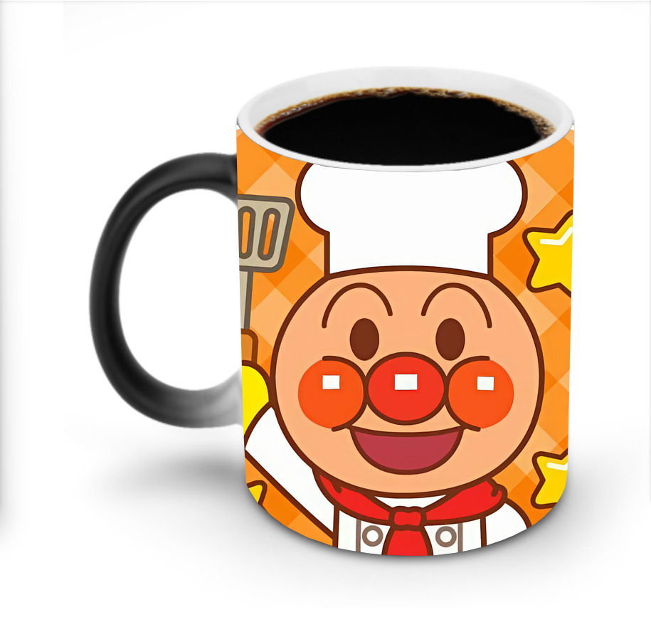（画像用） アンパンマン Anpanman 温度変色マグカップ