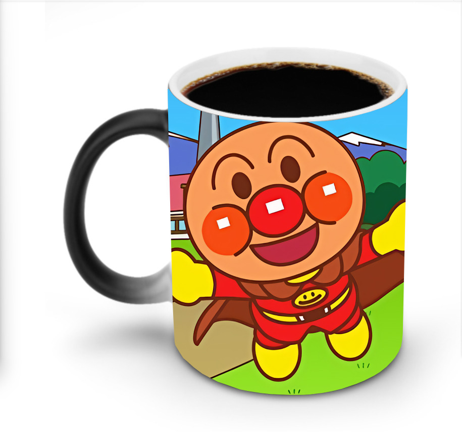 （画像用） アンパンマン Anpanman 温度変色マグカップ