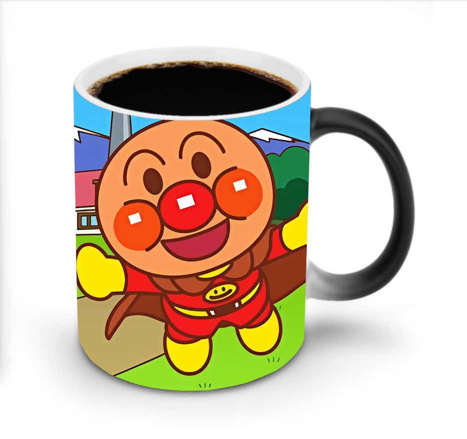 （画像用） アンパンマン Anpanman 温度変色マグカップ