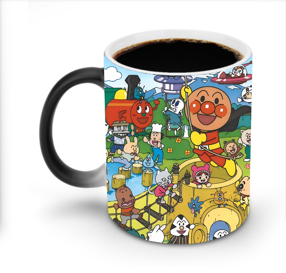 （画像用） アンパンマン Anpanman 温度変色マグカップ