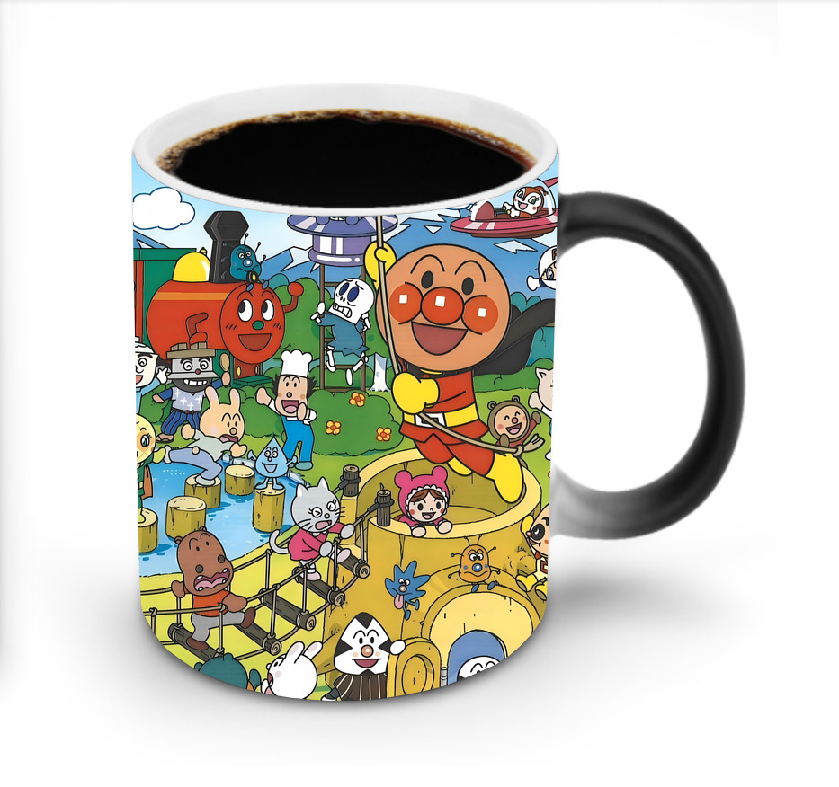 （画像用） アンパンマン Anpanman 温度変色マグカップ