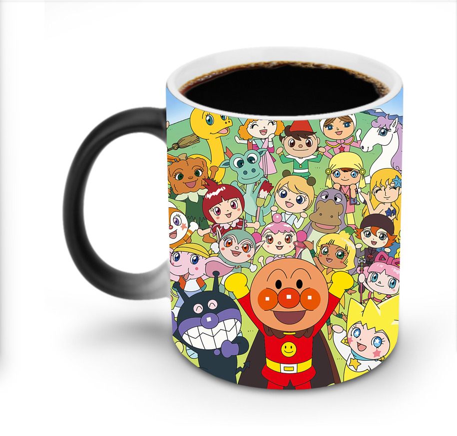（画像用） アンパンマン Anpanman 温度変色マグカップ