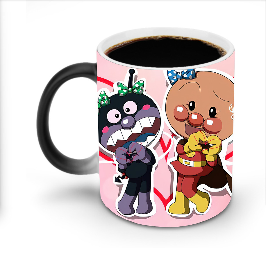 （画像用） アンパンマン Anpanman 温度変色マグカップ