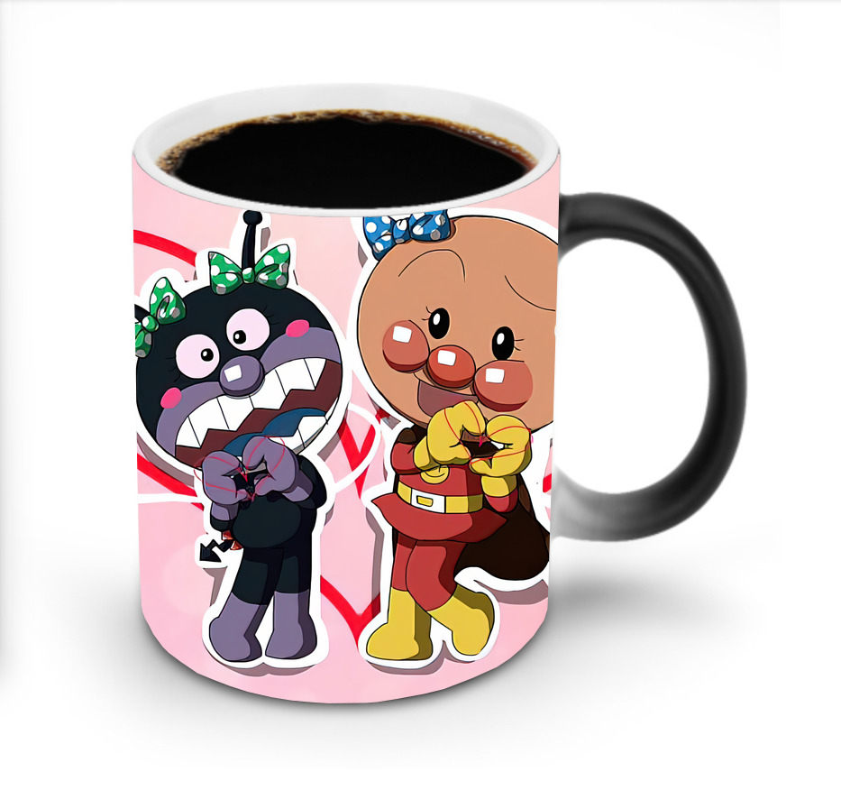 （画像用） アンパンマン Anpanman 温度変色マグカップ