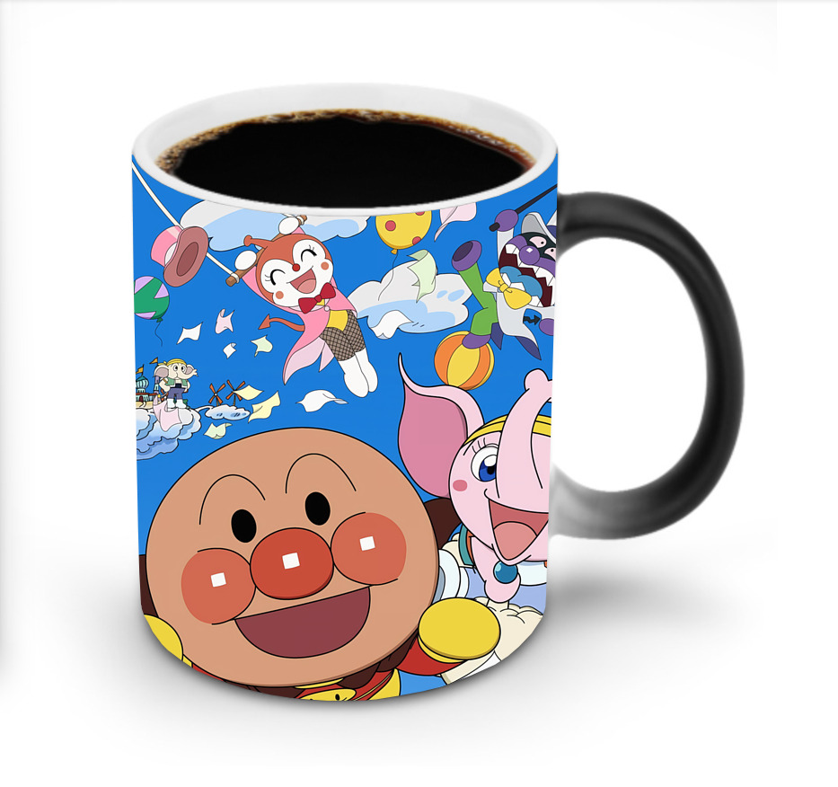 （画像用） アンパンマン Anpanman 温度変色マグカップ