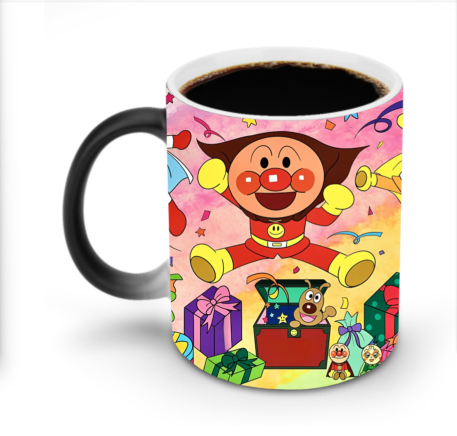 （画像用） アンパンマン Anpanman 温度変色マグカップ